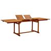 vidaXL 7 Piece Garden Dining Set Solid Wood Acacia and Textilene