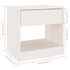 vidaXL Bedside Cabinets 2 pcs White 40x31x40 cm Solid Pinewood