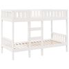 vidaXL Bunk Bed White 80x200 cm Solid Wood Pine