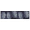 vidaXL Kitchen Rug Blue Shade 150 x 45 cm 100% Polyamide Washable