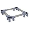 vidaXL Washing Machine Base Grey 67 x 67 x 12 cm Stainless Steel