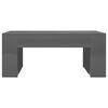 vidaXL Coffee Table High Gloss Grey 100x60x42 cm Engineered Wood