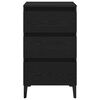 vidaXL Bedside Cabinet Black Oak 45 x 35 x 44 cm Engineered Wood