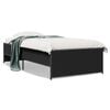 vidaXL Bed Frame without Mattress Black 90x200 cm