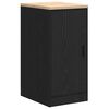vidaXL Garage Cabinets 2 pcs Black Engineered Wood
