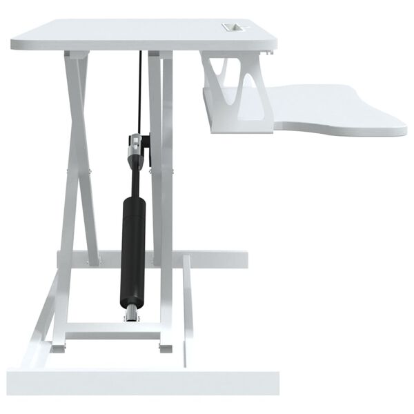 vidaXL Adjustable Workstation 90x40x(13-50) cm Steel and Engineered Wood