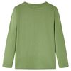 Kids' T-shirt with Long Sleeves Light Khaki 128