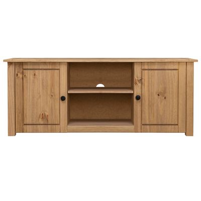 vidaXL TV Cabinet 120x40x50 cm Solid Pine Wood Panama Range