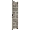vidaXL Hand carved 4-Panel Room Divider Grey 160x165 cm Solid Mango Wood