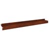 vidaXL Lawn Edging 30 pcs 100 x 10 x 8 cm Steel Rusty