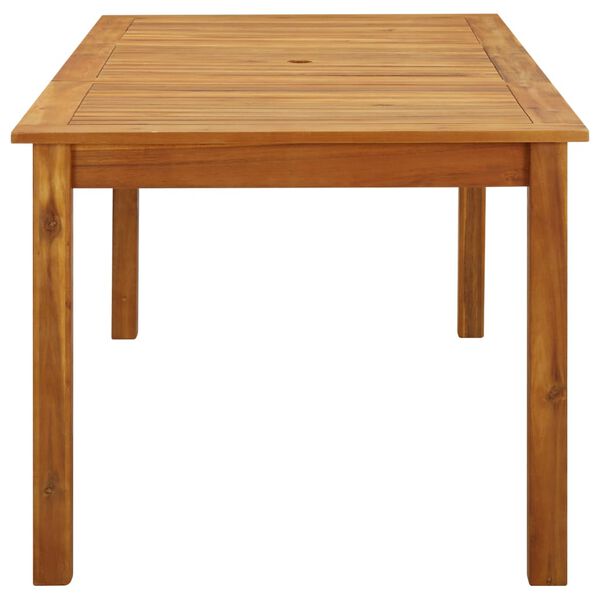 vidaXL Garden Table 200x90x74 cm Solid Acacia Wood