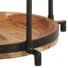vidaXL Side Table Ø55x83 cm Solid Wood Acacia