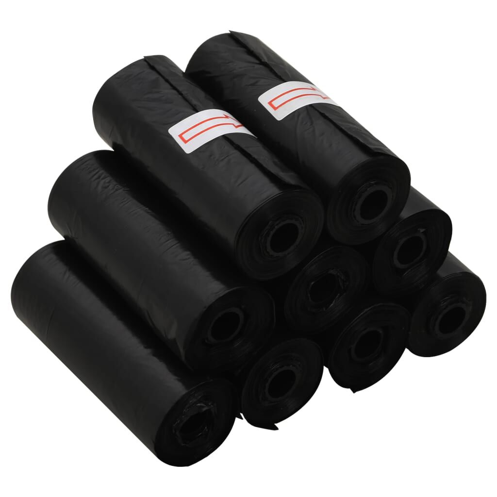 Black dog poop bags best sale