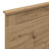 vidaXL Bed Frame Artisian Oak 100 x 200 cm Solid Pine Wood