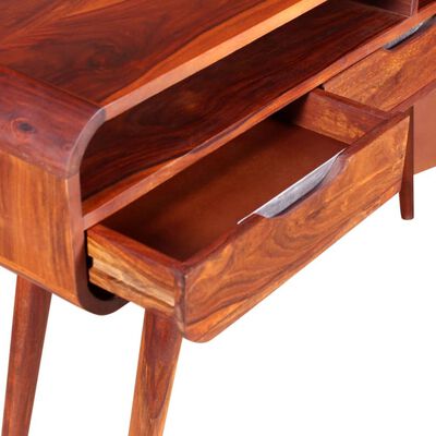 vidaXL Console Table Solid Sheesham Wood 120x30x75 cm