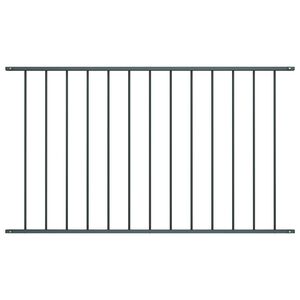 vidaXL Fence Panel "Woerden" Powder-coated Steel 163x75 cm Anthracite