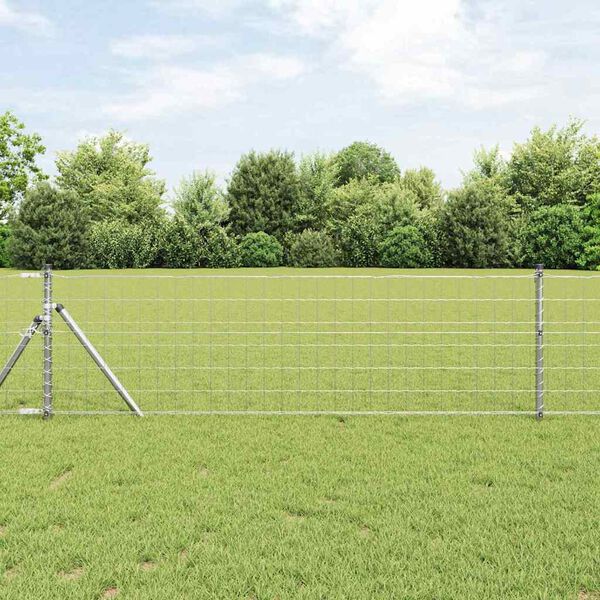 vidaXL Euro Fence 0.6 x 50 m PVC-coated iron