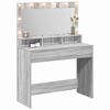vidaXL Dressing Table Grey Sonoma 100 x 41 x 135 cm Engineered Wood