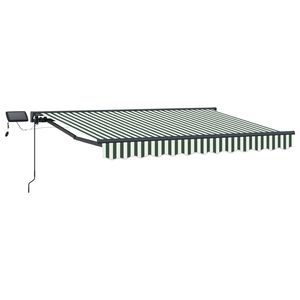 vidaXL Manual Awning Frame with LEDs 3 x 2.5 m