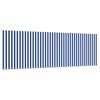 vidaXL Retractable Awning Manual Blue and White 400 x 200 cm