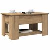 vidaXL Coffee Table Artisan Oak 79x49x41 cm Engineered Wood