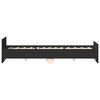 vidaXL Bed Frame without Mattress Black 160x200 cm