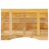 vidaXL Desk Top with Curve 90x60x2.5 cm Solid Wood Rough Mango