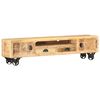 vidaXL TV Cabinet 150x30x37 cm Solid Mango Wood