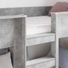 vidaXL Bunk Bed for Kids Concrete Grey 75 x 190 cm Engineered Wood