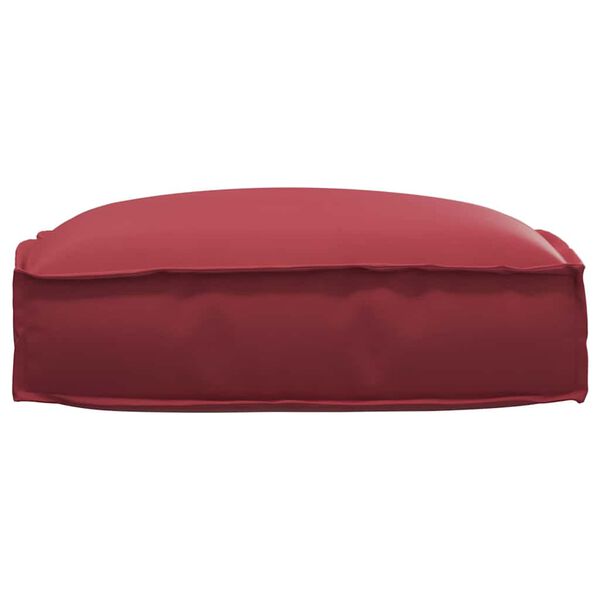 vidaXL Cushion Wine Red 50 x 50 x 12 cm Oxford Fabric