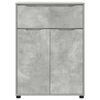 vidaXL Bathroom Cabinet with Drawer Concrete Grey 72.5 x 36.5 x 100 cm