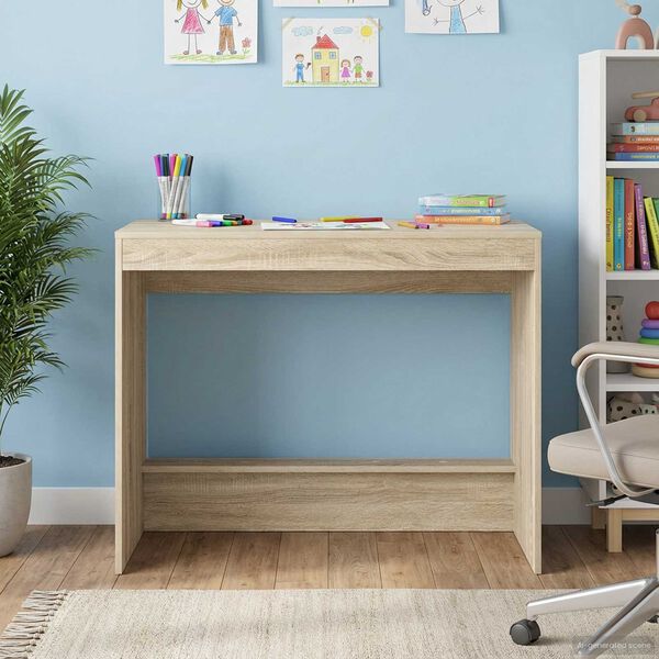 vidaXL Bed Desk Sonoma Oak 100 x 45 x 75 cm Engineered Wood