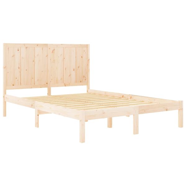 vidaXL Bed Frame without Mattress 120x200 cm Solid Wood Pine
