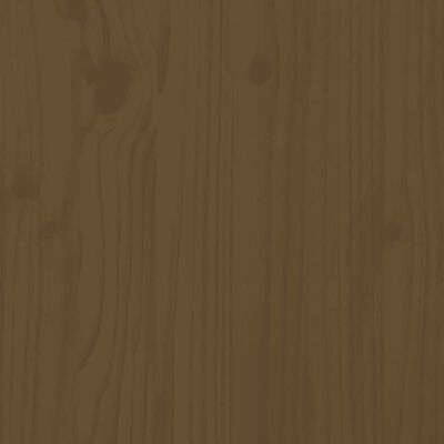 vidaXL Headboard Honey Brown 146x4x100 cm Solid Wood Pine