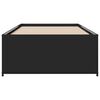 vidaXL Bed Frame without Mattress Black 90x200 cm