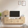 vidaXL 5 Piece TV Cabinet Set Sonoma Oak Engineered Wood