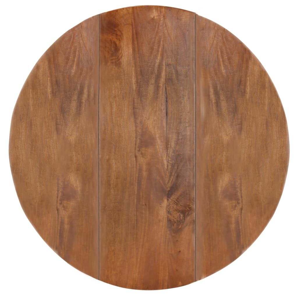 Solid maple hot sale round dining table