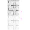 vidaXL Shower Roller Blind with Cassette 100x240 cm Fabric Width 96 cm