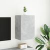 vidaXL TV Wall Cabinet Concrete Grey 40.5x30x60 cm Engineered Wood