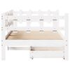 vidaXL Daybed with Drawers without Mattress White 80x200 cm Solid Wood