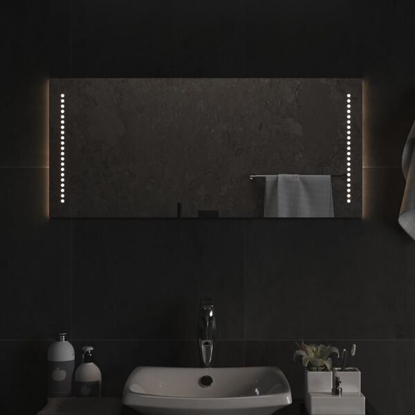 vidaXL LED Bathroom Mirror 90x40 cm