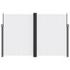 vidaXL Retractable Side Awning White 220x600 cm