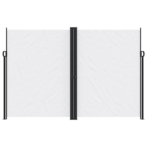 vidaXL Retractable Side Awning White 220x600 cm