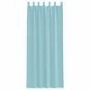 vidaXL Voile Curtains with Rod Pockets 2 pcs Turquoise