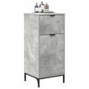 vidaXL Bathroom Cabinet with Drawer Concrete Grey 39.5 x 36 x 88 cm