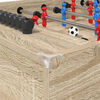vidaXL Foosball Table Sonoma Oak 125 x 60.5 x 80 cm Engineered Wood