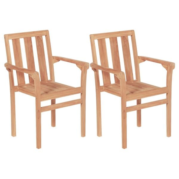 vidaXL 3 Piece Bistro Set Solid Teak