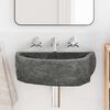 vidaXL Wall-mounted Basin Grey 45 x 35 x 15 cm River Stone