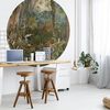 WallArt Wallpaper Circle In the Jungle 142.5 cm