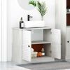 vidaXL Sink Cabinet with Shelf VIGO Antique white 67.5 x 34 x 59 cm